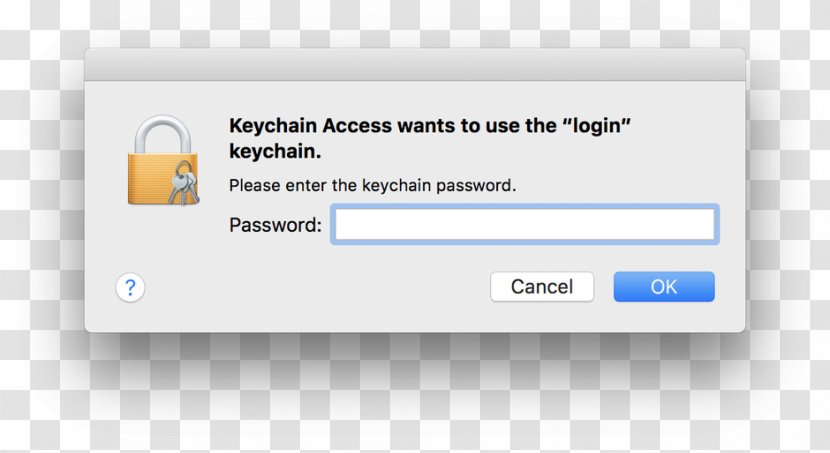 Keychain Access Password Apple MacOS - Login Transparent PNG