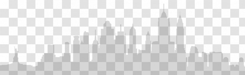 New York City Skyline Silhouette - Wall Decal - Norwegian Breakaway Transparent PNG