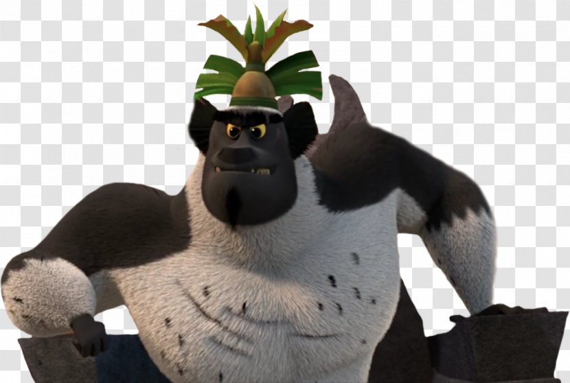Mort Gorilla Lemurs Madagascar DreamWorks Animation - Plush Transparent PNG