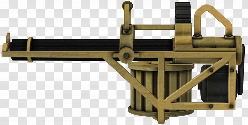 Team Fortress 2 Garry's Mod Gatling Gun Minigun Weapon - Watercolor Transparent PNG