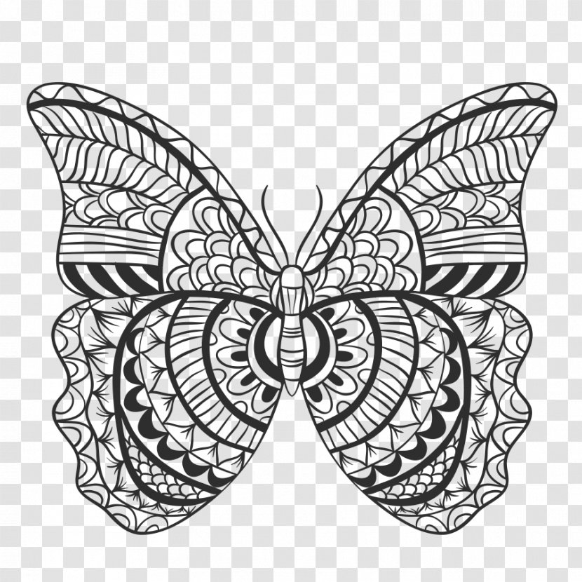 Monarch Butterfly Vector Graphics Image Drawing - Cartoon - Baterflay Button Transparent PNG