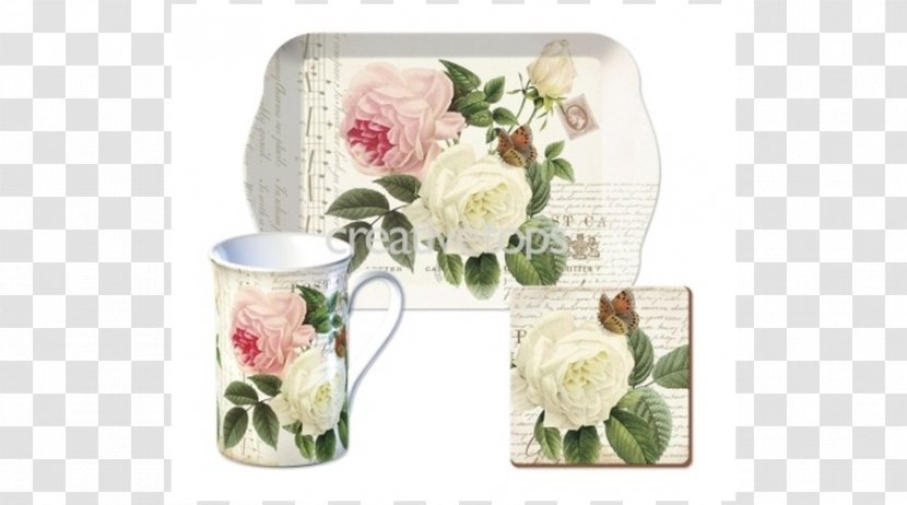 Rose Garden Roses Mug - Tableware Transparent PNG