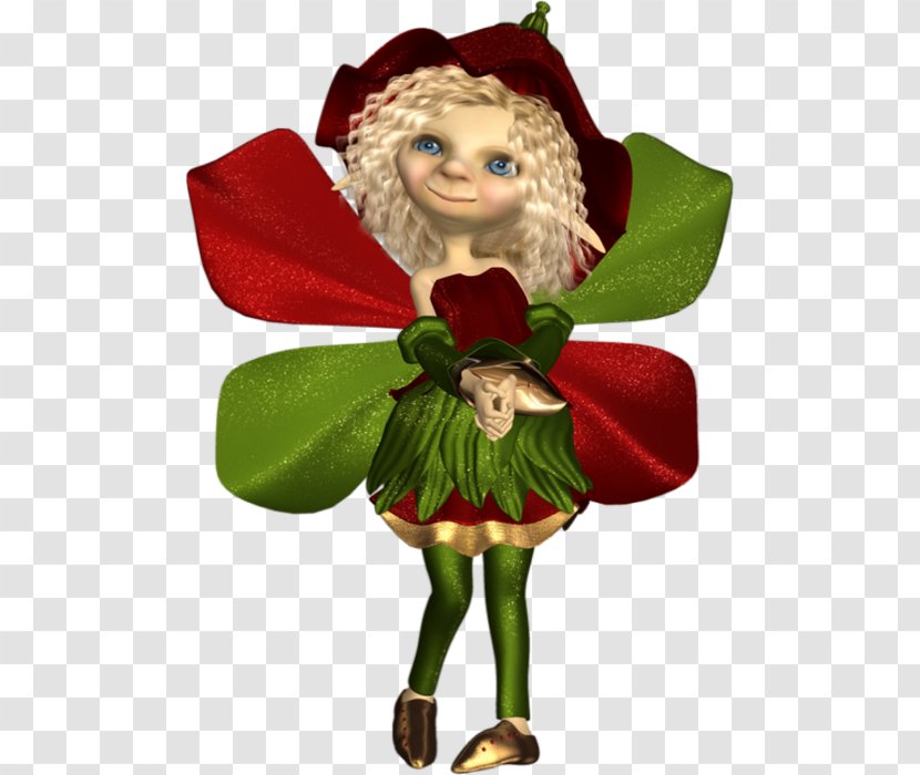 Christmas Ornament Fairy - Mythical Creature - Elfe Transparent PNG