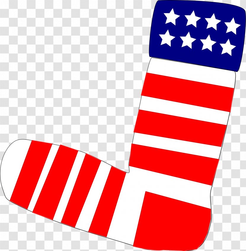 Clip Art United States Image Independence Day Free Content - Sock Transparent PNG