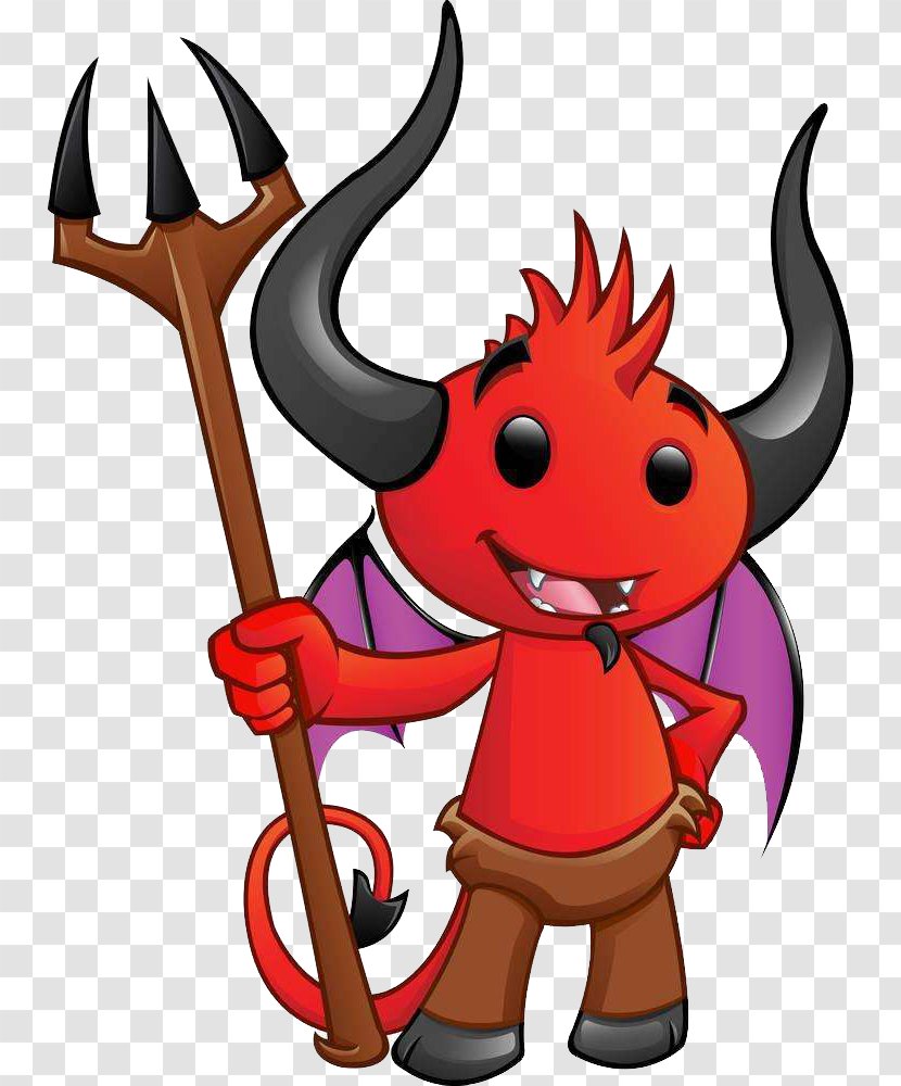 Devil Demon Clip Art - Happy Satan Transparent PNG