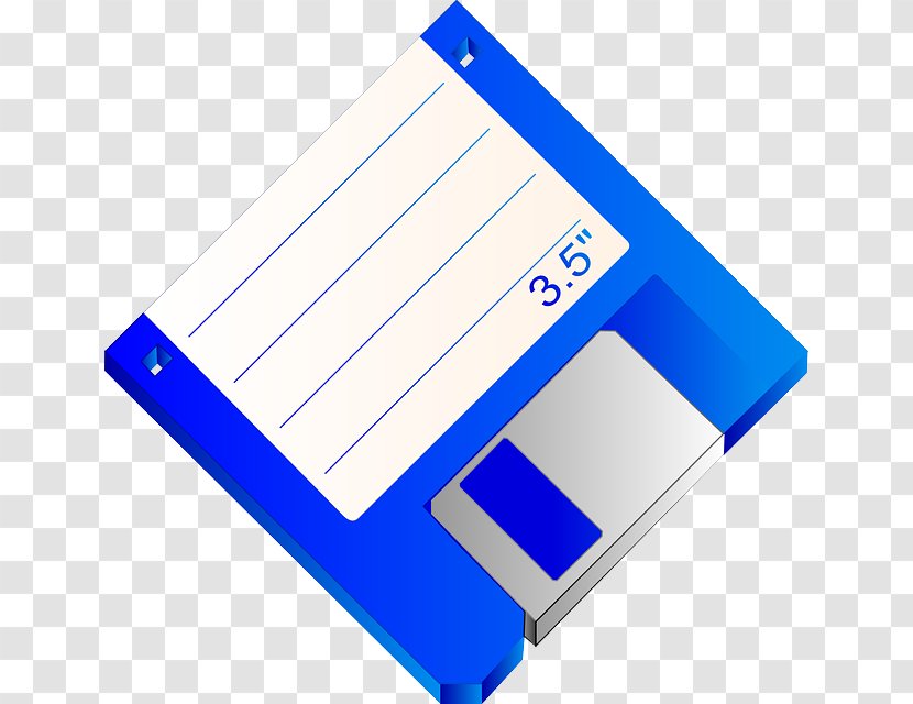 Floppy Disk Clip Art Storage Hard Drives - Blank Media - Cd Drive Transparent PNG