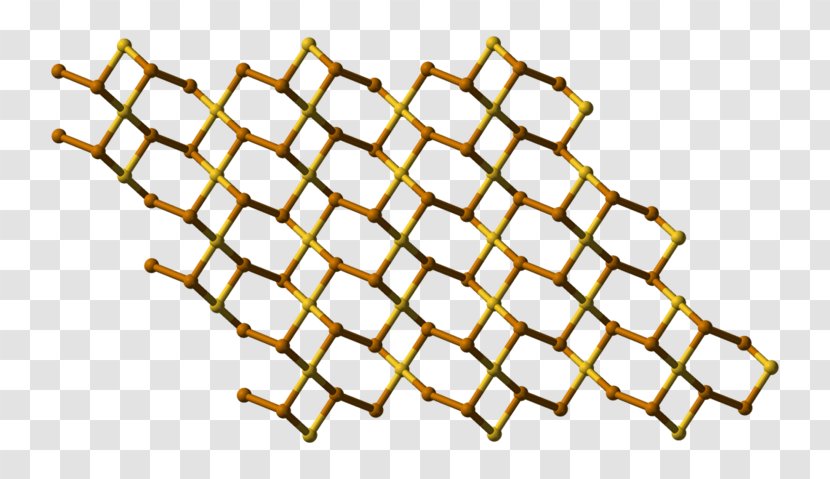 Calaverite Crystal Structure Mineral Atom - Telluride - Symmetry Transparent PNG