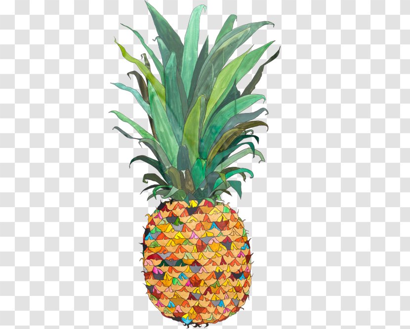 Pineapple Drawing Watercolor Painting Art - Ananas Transparent PNG