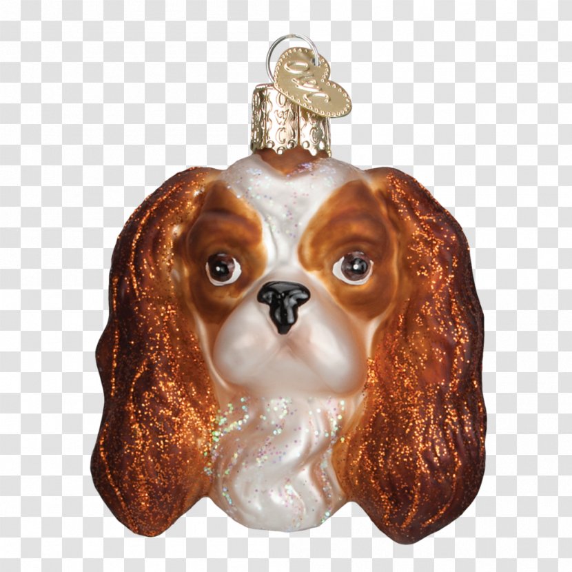 Cavalier King Charles Spaniel Christmas Ornament Companion Dog - Snout - Hand Painted Hot Transparent PNG