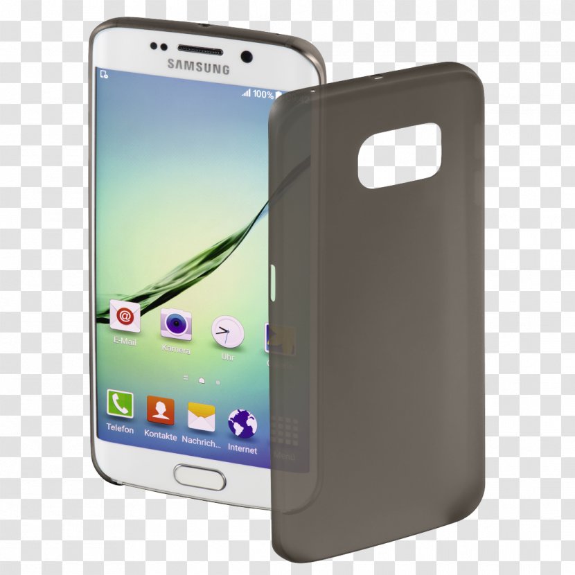 Smartphone Samsung Galaxy S6 Edge SM-G925FQ 32GB Black (Unlocked International Model) Hama Computer - Mobile Phone Transparent PNG