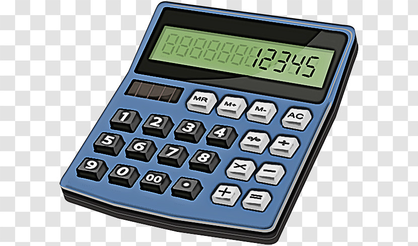 Calculator Casio Colorful Calculator Ms20uc Numeric Keypad Telephone Transparent PNG