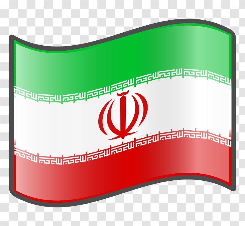 Flag Of Iran Emoji Nuvola - Sticker Transparent PNG