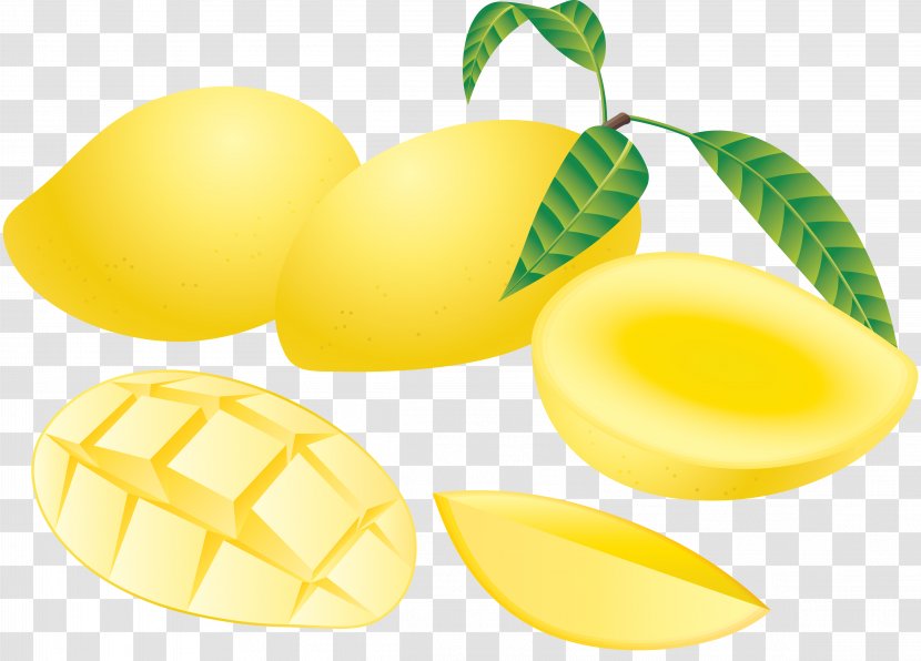 Mango - Yellow - Mosaic Fruit Transparent PNG