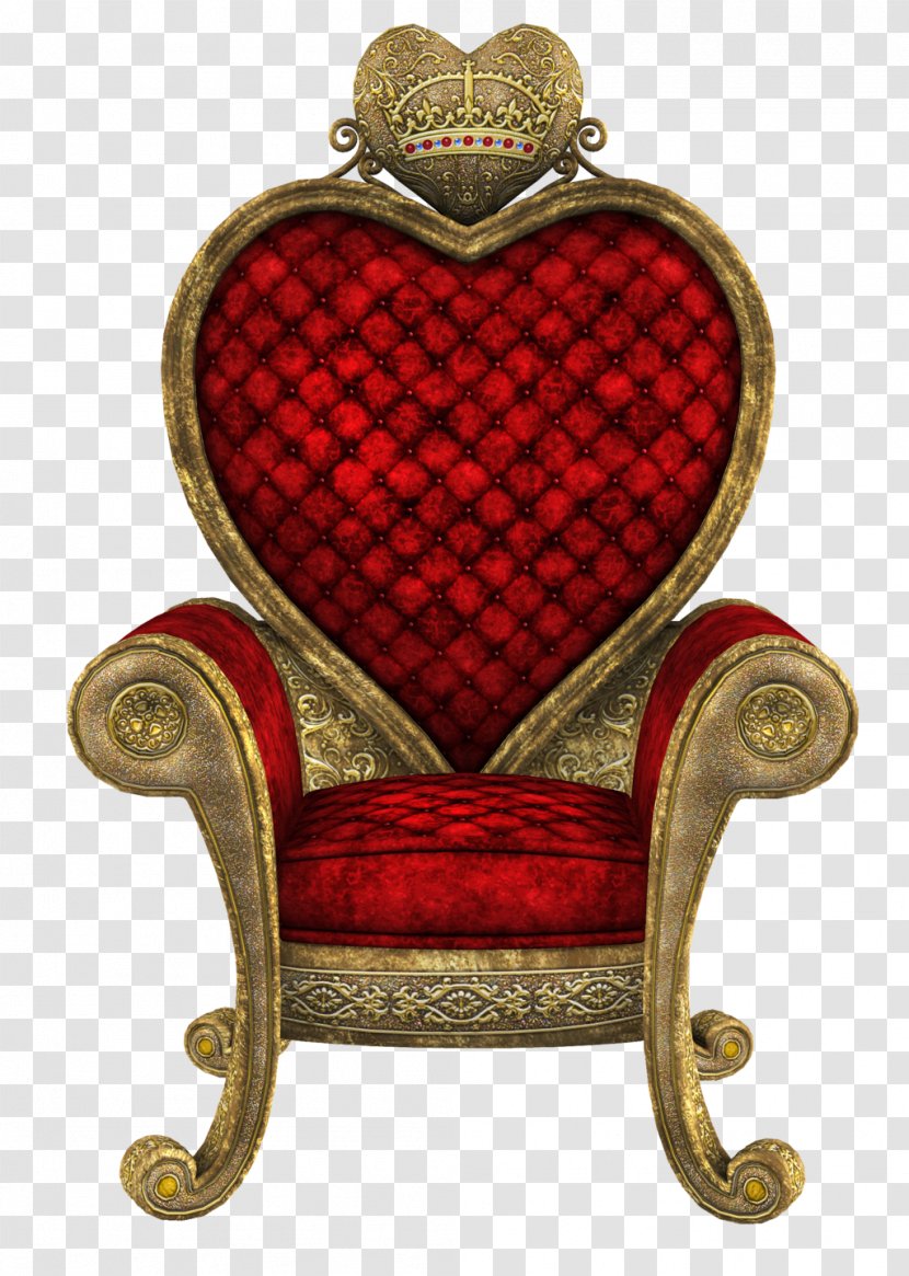 Throne Chair Table - Heart - Transparent Picture Transparent PNG