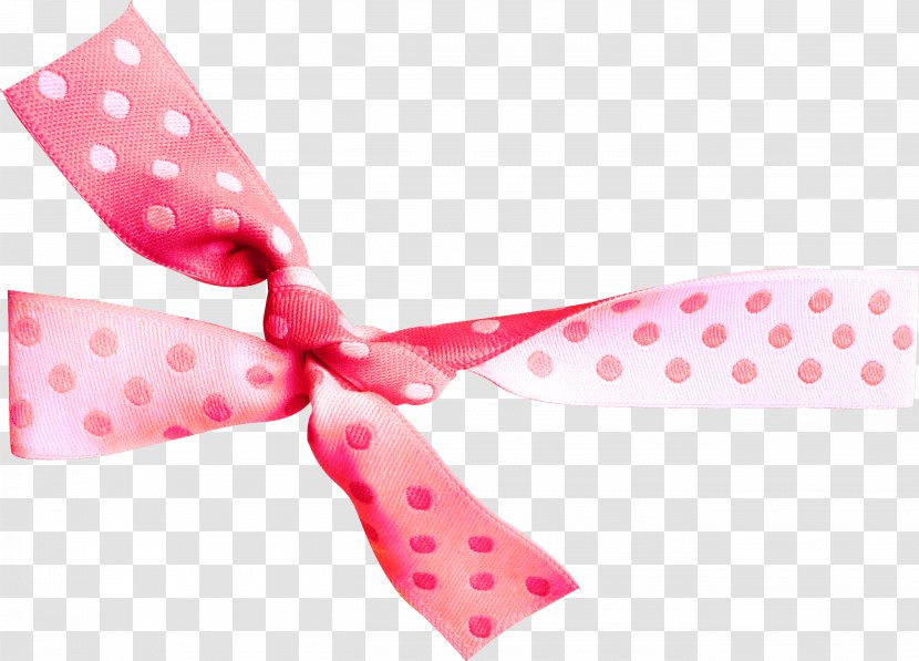 Paper Textile Pattern - Ribbon - Pink Bow Transparent PNG