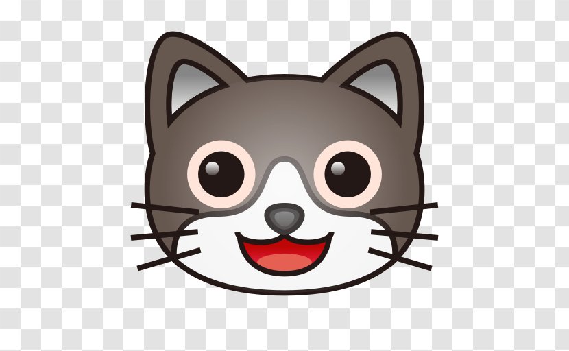 Cat Kitten Face With Tears Of Joy Emoji Crying - Snout - Open Mouth Transparent PNG