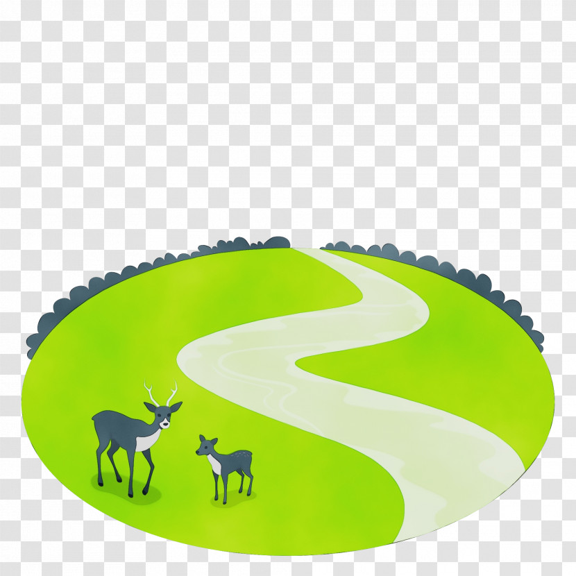 Green Oval Transparent PNG