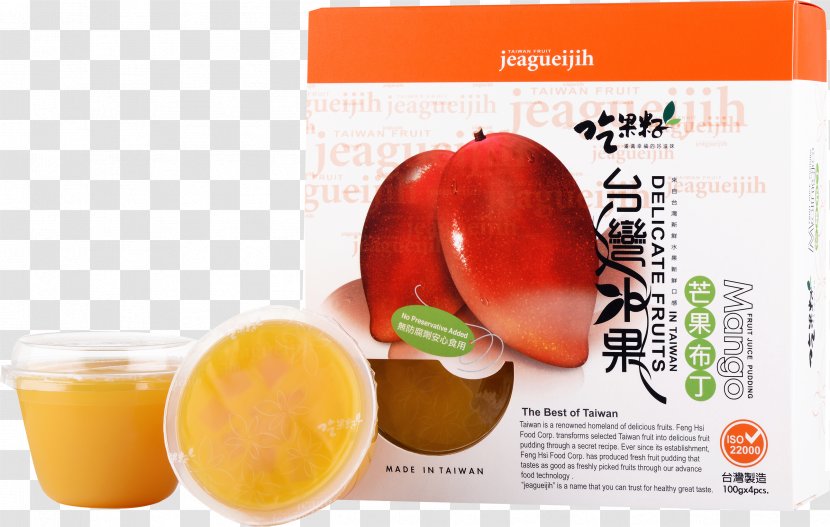Mango Pudding Gelatin Dessert Mangifera Indica Pineapple Cake - Preservative - Jelly Transparent PNG