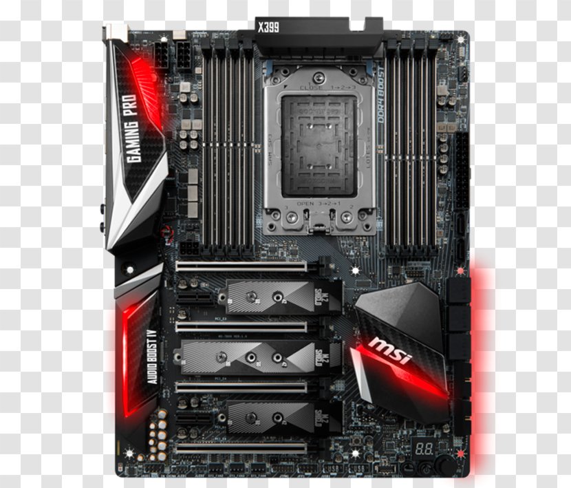 Socket TR4 Motherboard ATX Micro-Star International Advanced Micro Devices - Computer Accessory - Asrock Logo Transparent PNG