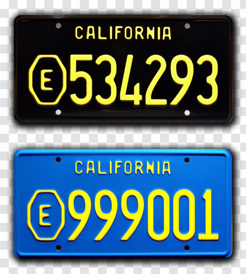 Vehicle License Plates Plymouth Belvedere Satellite California - Car Transparent PNG