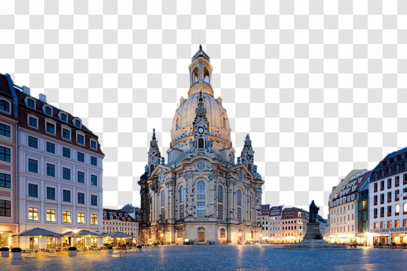 Dresden Frauenkirche New Town Hall Church - Germany - Of Our Lady Transparent PNG