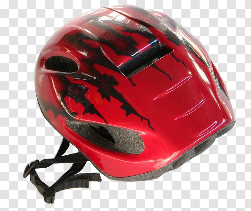 Bicycle Helmet Motorcycle Lacrosse - Mountain Bike - Red Helmets Transparent PNG