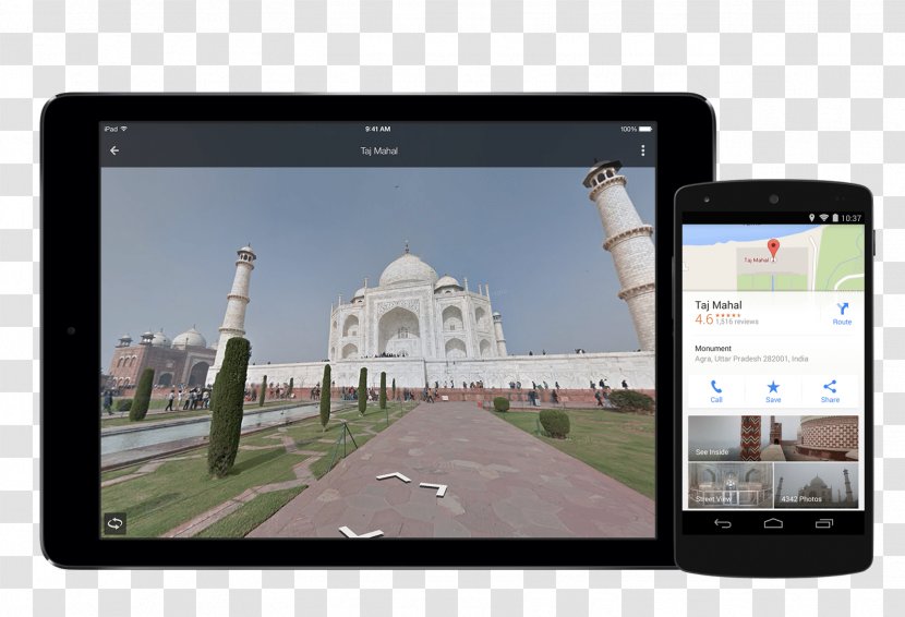 Smartphone Android Google Maps - Street View Transparent PNG