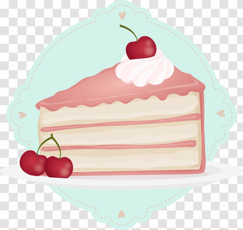Birthday Cake Wish Happy To You Greeting Card - Buttercream - Vector Hand-painted Cherry Transparent PNG