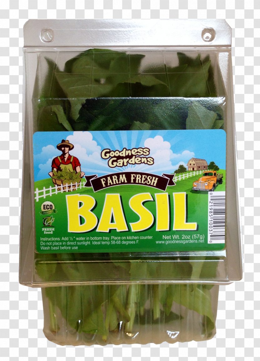 Clamshell Basil Herb Packaging And Labeling - Digital Media Transparent PNG