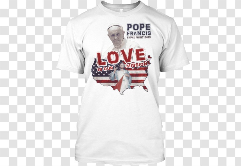 Long-sleeved T-shirt Hoodie Clothing - Logo - POPE FRANCIS Transparent PNG