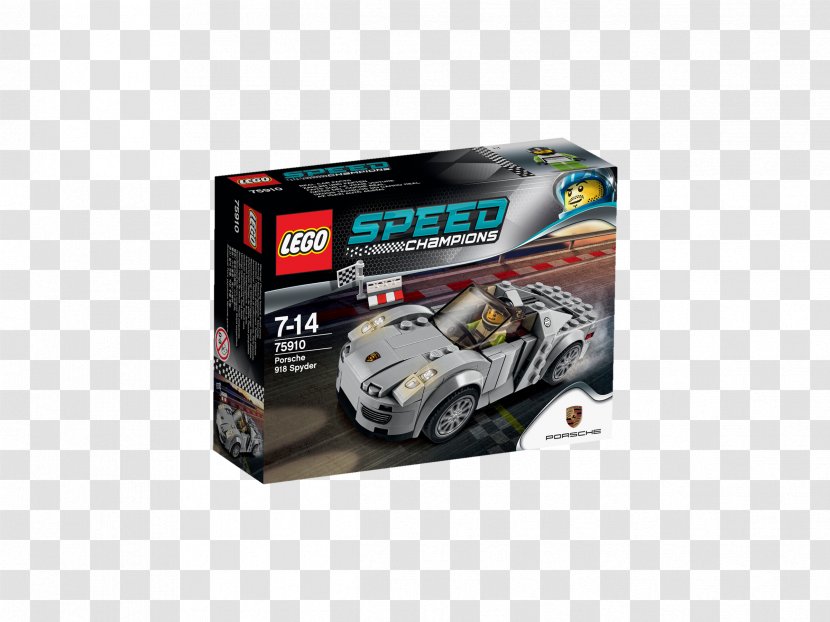 LEGO 75910 Speed Champions Porsche 918 Spyder Car - Lego Transparent PNG
