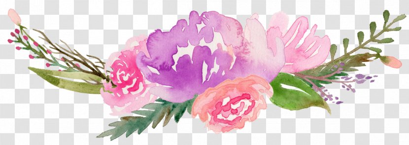 Watercolor: Flowers Watercolour Watercolor Painting Clip Art Image - Pink - Flower Transparent PNG