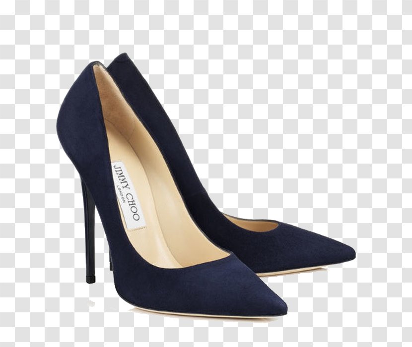 Court Shoe Wedge High-heeled Footwear Sandal - Navy Blue - Scrub Choo Heels Shoes Transparent PNG