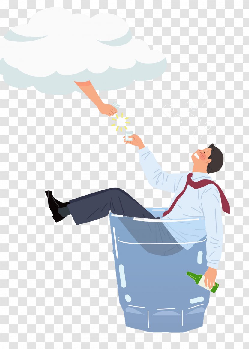 Drunken Man - Pattern - Flagon Transparent PNG