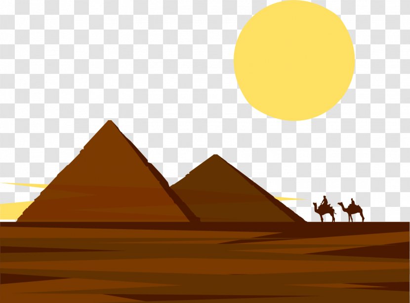Gobi Desert Painted Camel Arabian - Climate - FIG Dusk Sunset Transparent PNG