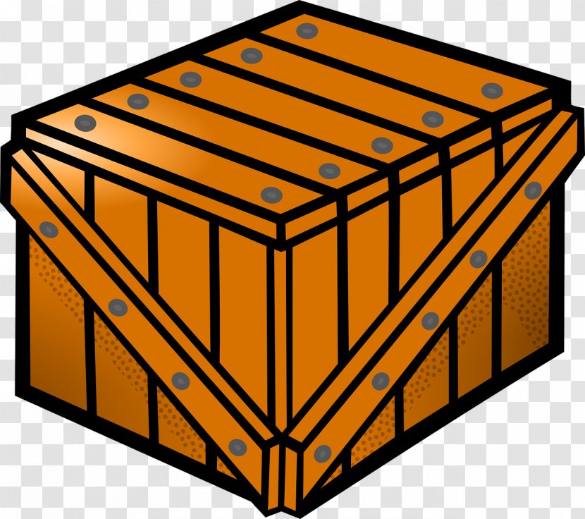 Crate Wooden Box Clip Art - Silhouette - Container Transparent PNG