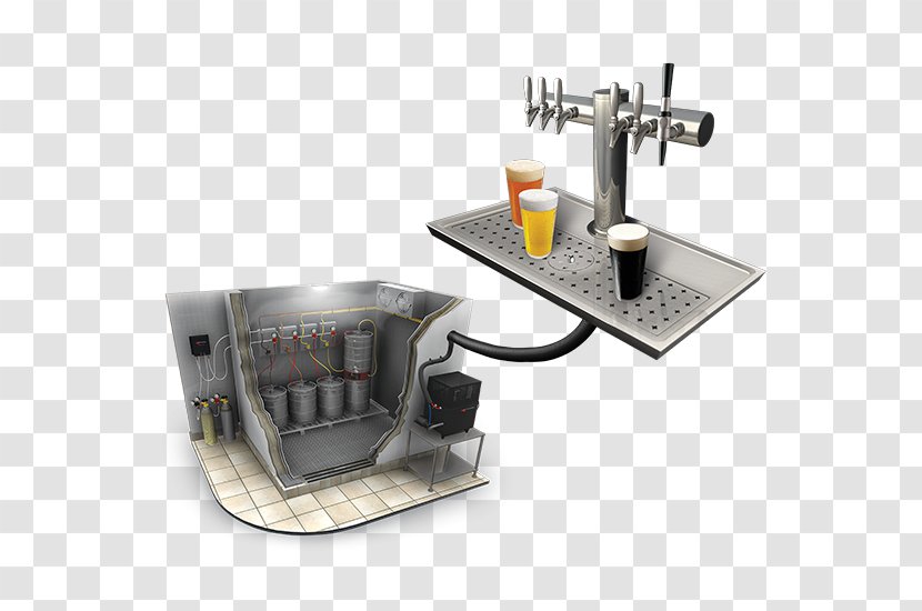 Draught Beer Keg Brewery Bar - Tower Transparent PNG