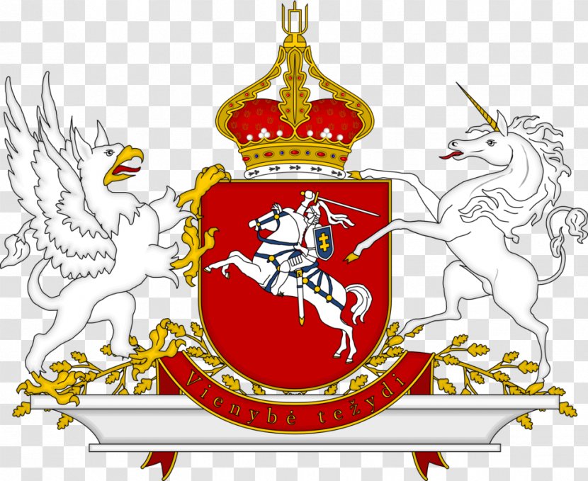 Kingdom Of Lithuania Coat Arms Crest - Heraldry Transparent PNG