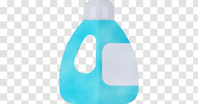 Plastic Bottle - Turquoise - Azure Transparent PNG