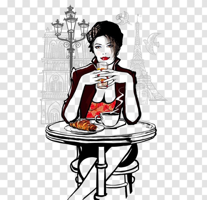 Hair Style - Table - Drinking Transparent PNG