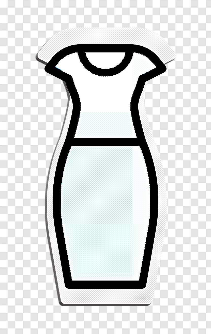 Pencil Dress Icon Dress Icon Clothes Icon Transparent PNG