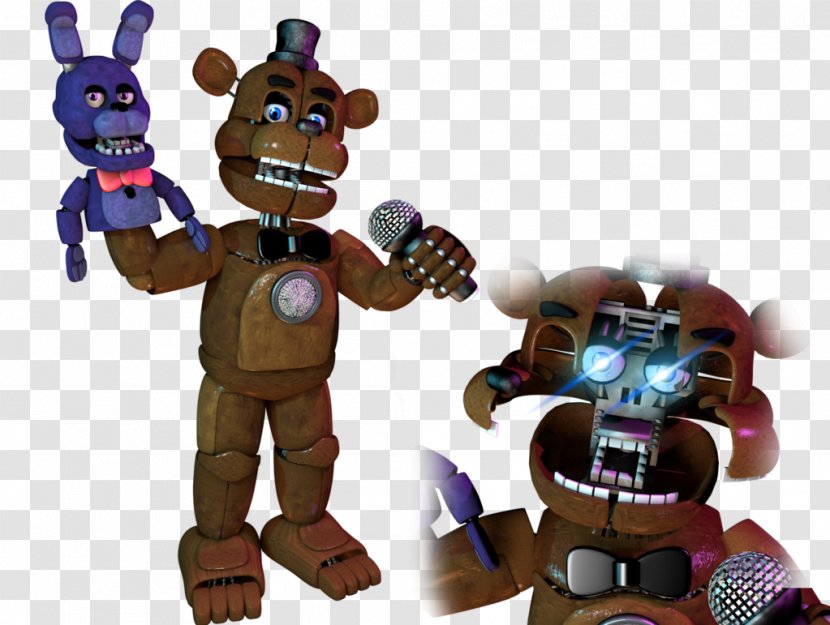 Five Nights At Freddy's: Sister Location Freddy Fazbear's Pizzeria Simulator Animatronics Jump Scare - Action Figure - Funtime Transparent PNG