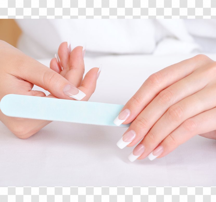 Nail Polish Sandpaper Manicure Artificial Nails - Hand Model Transparent PNG