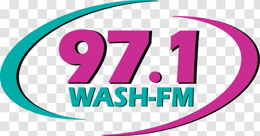 Logo FM Broadcasting WASH Brand Font - Jazz - Magenta Transparent PNG