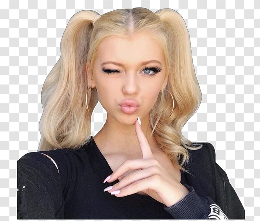 Loren Gray Video Hairstyle We Heart It - Blond Transparent PNG