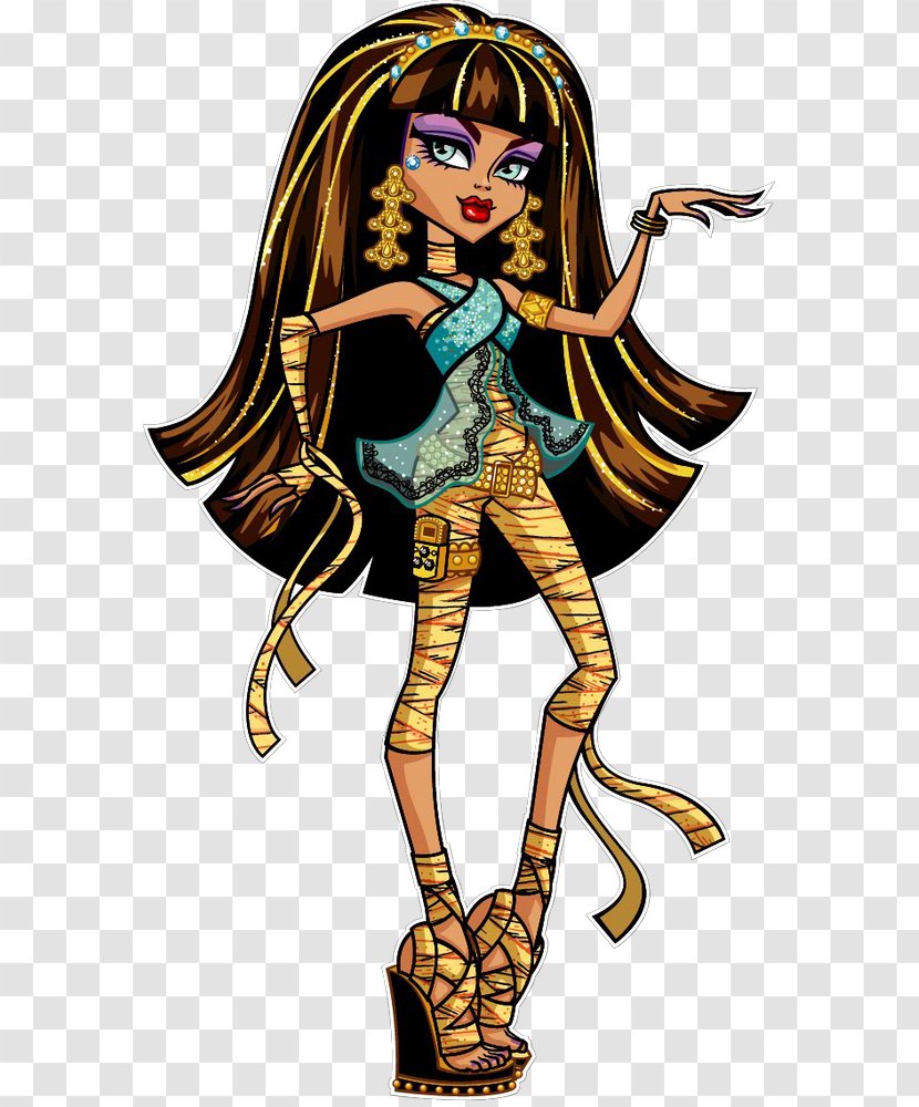 Monster High Cleo De Nile Ghoul Doll - Fiction Transparent PNG