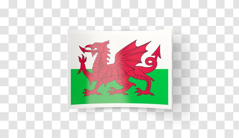 Flag Of Wales Welsh Dragon - White Transparent PNG