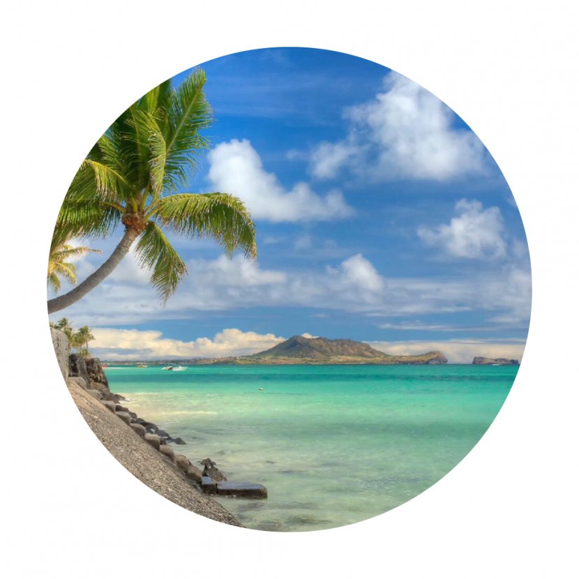 Lanikai Beach Na Mokulua Hawaiian Beaches Kailua - Sky Transparent PNG