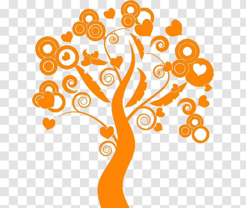 Tree Photography Royalty-free Clip Art - Area - Orange Transparent PNG