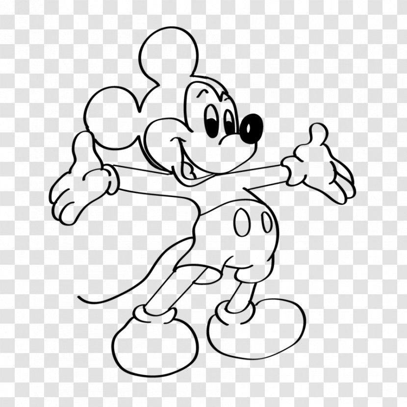 Minnie Mouse Mickey Line Art Drawing - Frame Transparent PNG